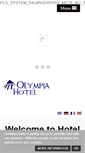 Mobile Screenshot of hotel-olympia-rethymnon-crete.com